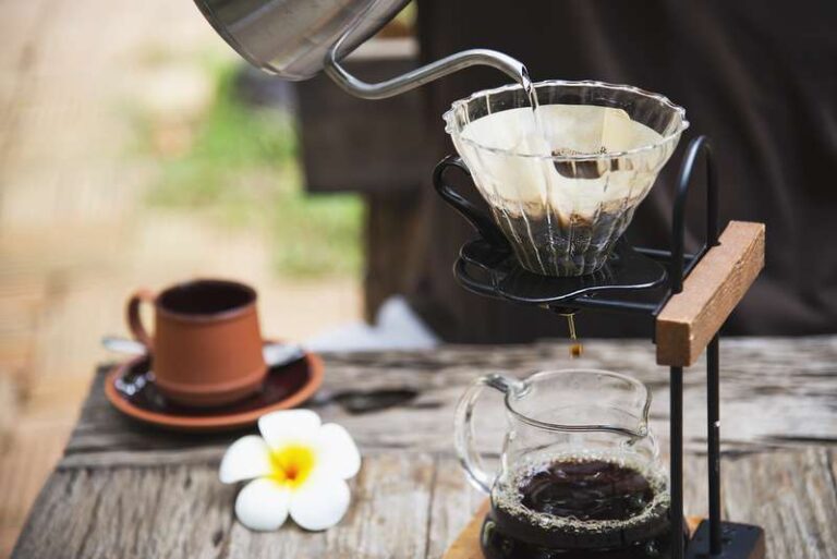 préparation café filtre