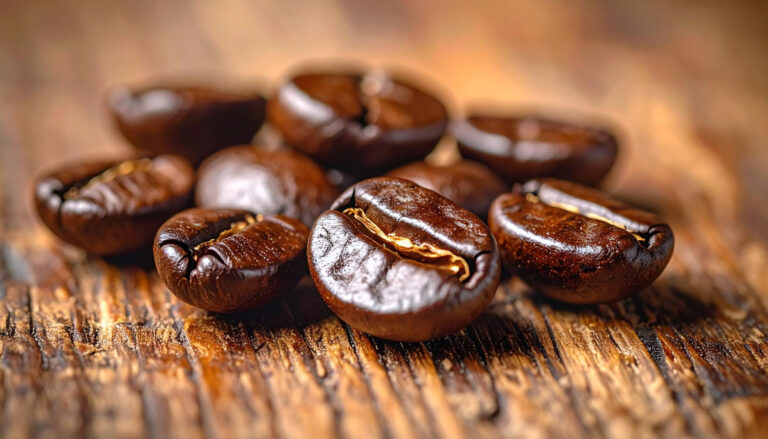grain de café arabica torréfié